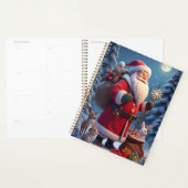Santa Claus Holding Snowflake Planer (Anzeige)