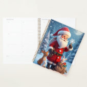 Santa Claus Holding Snowflake Planer (Anzeige)