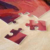 Santa Claus Holding Sussex Spaniel Christmas Art Puzzle (Seite)