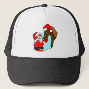 Santa Claus Horse Truckerkappe