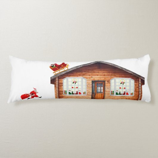 Santa Claus Hustle Body Pillow Seitenschläferkissen (Vorderseite)