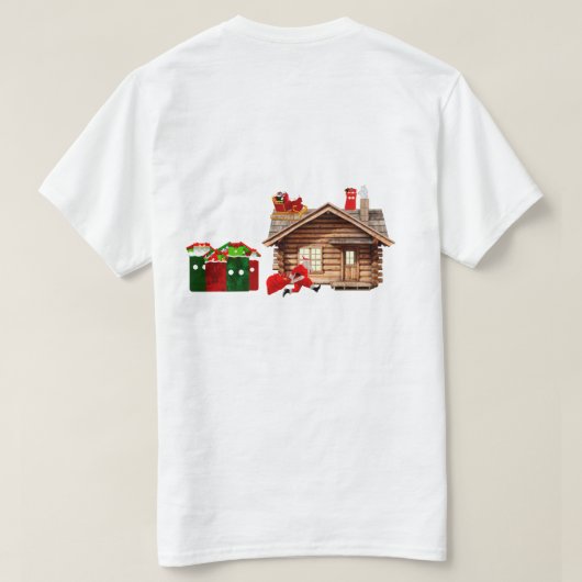 SANTA CLAUS HUSTLE UNISEX T - SHIRT (Design Rückseite)
