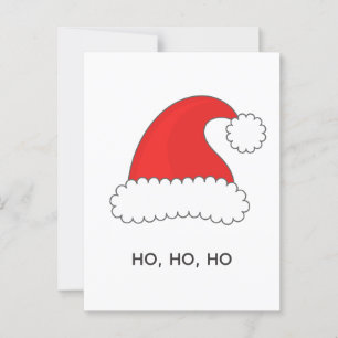 Santa Claus Hut Postkarte
