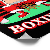 Santa Claus I bevorzuge Boxing Group Matching Chri Poster (Ecke)