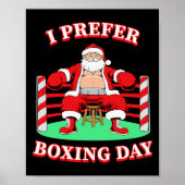 Santa Claus I bevorzuge Boxing Group Matching Chri Poster (Vorne)
