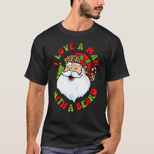 Santa Claus I. Liebe eines Mannes mit einem Bart N T-Shirt (Vorderseite)