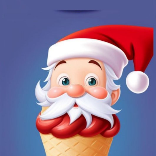 Santa Claus Ice Cream Cone iPhone / iPad Gehäuse Case-Mate iPhone Hülle