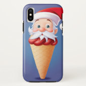 Santa Claus Ice Cream Cone iPhone / iPad Gehäuse Case-Mate iPhone Hülle (Rückseite)