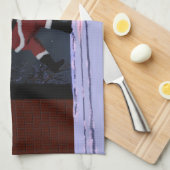 Santa Claus - Ich glaube Geschirrtuch (Viertel Falte)