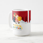 Santa Claus in a Magical Winter Wonderland — Merry Kaffeetasse (Vorderseite Links)