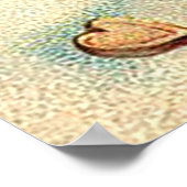 Santa Claus in Airship Poster (Ecke)