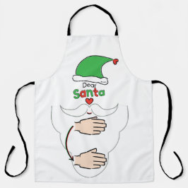 Santa Claus in American Sign Language Schürze