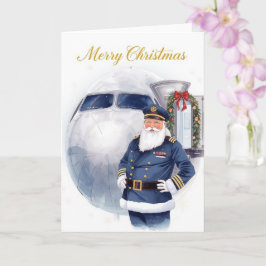 Santa Claus in at the airport Karte