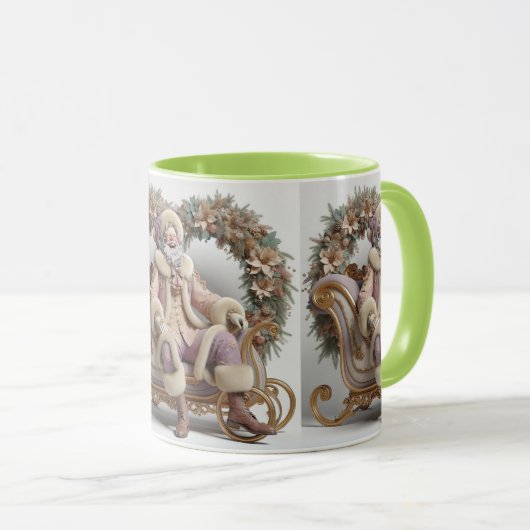 Santa Claus in Sleigh, Christmas, Author Natasha U Tasse (VorderseiteRechts)