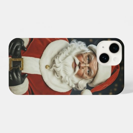 Santa Claus iPhone Hülle (Rückseite (Horizontal))