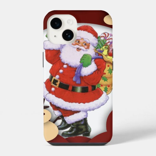 Santa Claus iPhone Hülle (Rückseite)