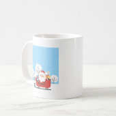 Santa Claus is coming Kaffeetasse (Vorderseite Links)