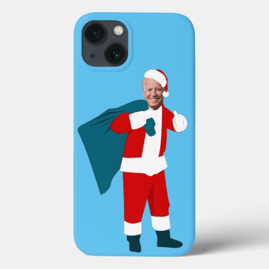 santa claus jodblauen Weihnachten Case-Mate iPhone Hülle (Rückseite)