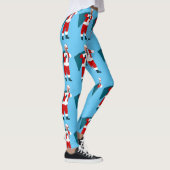 santa claus jodblauen Weihnachten Leggings (Rechts)