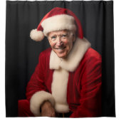 Santa Claus Joe Biden Duschvorhang (Vorderseite)