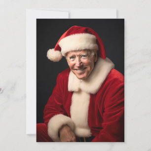 Santa Claus Joe Biden Feiertagskarte