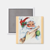 SANTA CLAUS JOLLY MAGNET (Vorderseite/Rückseite)