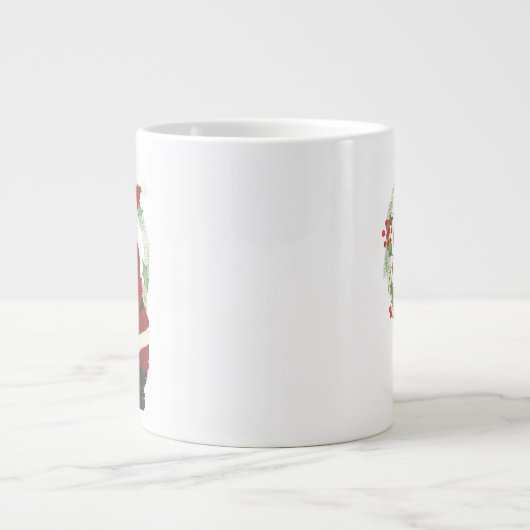 Santa Claus Jumbo-Tasse (Vorderseite)