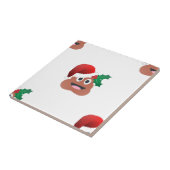santa claus kackte emoji fliese (Seite)