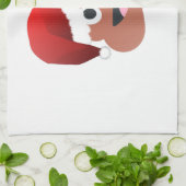 santa claus kackte emoji handtuch (Gefaltet)