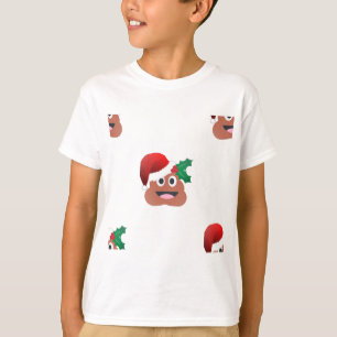 santa claus kackte emoji T-Shirt