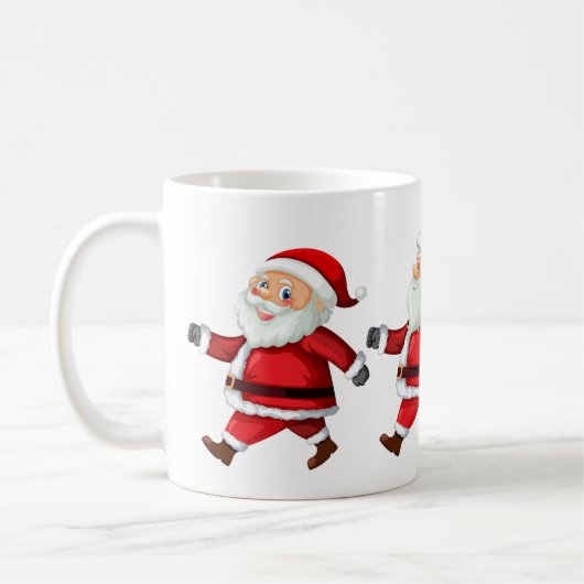 Santa Claus Kaffeetasse (Links)
