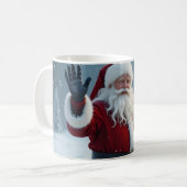 Santa Claus Kaffeetasse (Vorderseite Links)