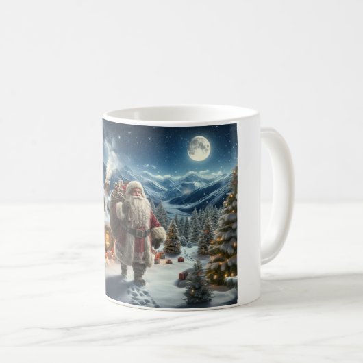 Santa Claus Kaffeetasse (VorderseiteRechts)