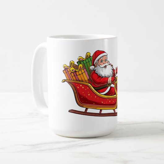 Santa claus kaffeetasse (Vorderseite Links)