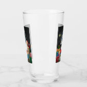Santa Claus Kaffeezeit Glas (Links)