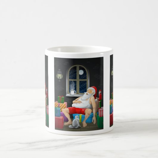Santa Claus Kaffeezeit Kaffeetasse (Mittel)