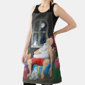 Santa Claus Kaffeezeit Schürze (InSitu)