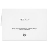 Santa Claus Karte (Rückseite Horizontal)