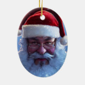 Santa Claus Keramik Ornament (Hinten)