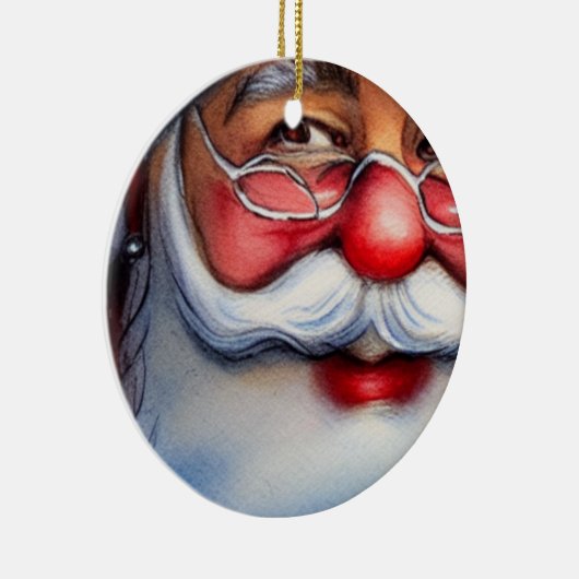 Santa Claus Keramik Ornament (Rechts)