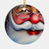 Santa Claus Keramik Ornament (Vorne)