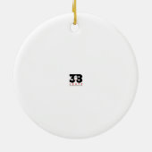 Santa Claus Keramik Ornament (Hinten)