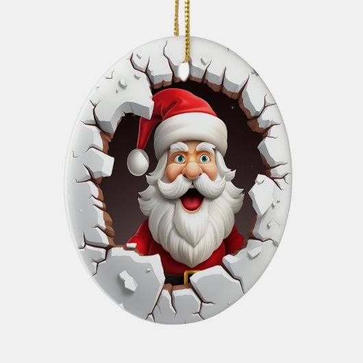 Santa Claus Keramik Ornament (Rechts)