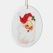 Santa-Claus Keramik Ornament (Rechts)