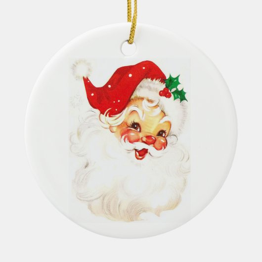Santa-Claus Keramik Ornament (Vorne)