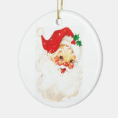 Santa-Claus Keramik Ornament (Links)