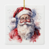Santa Claus Keramikornament (Rückseite)