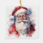 Santa Claus Keramikornament (Vorderseite)