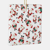 Santa Claus Keramikornament (Rechts)
