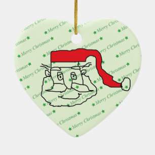 Santa Claus Keramikornament